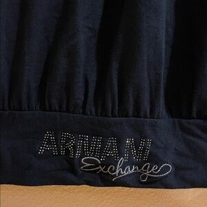Armani Exchange Navy Blue Top